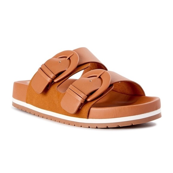 Time and Tru Shoes - Time & Tru Double strapped Sandals. NWT. Women’s Size 6